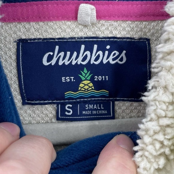 Chubbies S The Snow Day Hoodie Sherpa Cream / Ivory - Picture 8 of 12